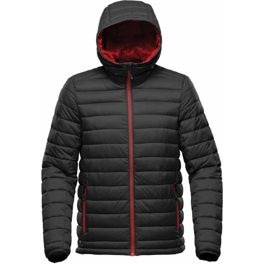 Stormtech Mens Thermal Puffer Jackets Black Bright Red
